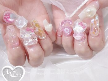 ミイネイル(Me nail)/ボンボンドロップシール/キティ