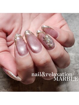 ネイルアンドリラクゼーション マーブル(MARBLE)/マグネット、持ち込みネイル