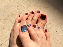フットネイル　マグネットネイル