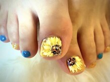 アミュリー ネイル アトリエ(Amury nail atelier)/ひまわり スイート シンプル