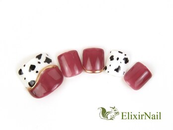エリクサーネイル 心斎橋(Elixir Nail)/フット　やり放題／クーポン使用