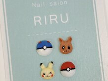 リル(RIRU)/3Dネイル/キャラクターネイル