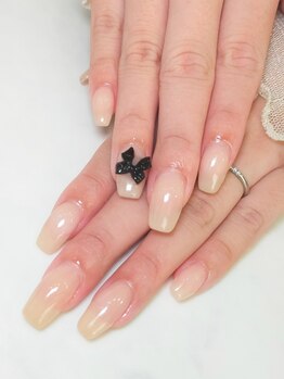 テラス(TERRACE)/シンプルガーリーネイル