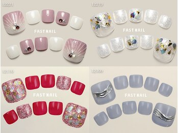 ファストネイル イオンモール堺北花田店(FAST NAIL)/フット定額 ¥6600 ◆ アート