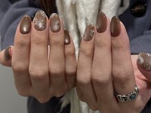 シー(She)/マグネット/手描きフラワー