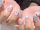 梅雨 紫陽花ネイル