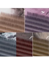 話題のカラーフラットマットラッシュも有り！カラーつけ放題4980円/100本4480円♪