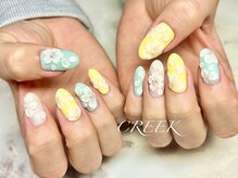 クリーク(CREEK)/持ち込み付け放題桜エンボス