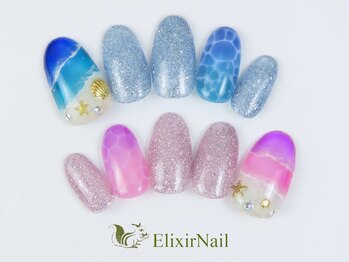 エリクサーネイル 渋谷(Elixir Nail)/定額bカジュアル/クーポン使用