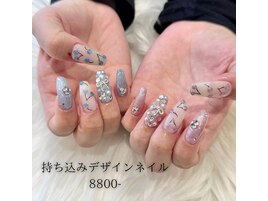 さくらんぼネイル