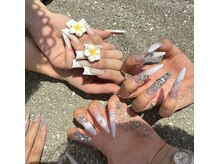 ＃アクリルスカルプ＃ロングスカルプ＃ネイルデザイン