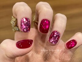 紫x赤xホログラムxマグネット