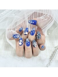 推し活♪メンカラネイル