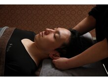 ドライヘッドスパ専門店　スイミンテラス廿日市店【12/1 NEW OPEN（予定）】/ドライヘッドスパ施術風景