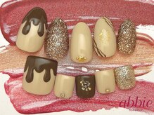 ネイルサロン アビー グランデュオ蒲田店(abbie)/おとなチョコ◇¥9900/¥10450
