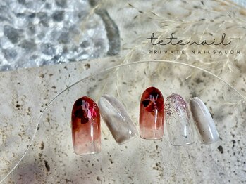 テテネイル(tete.nail)/バレンタイン＆ホワイトデーNail