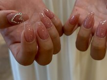 and &nbsp;w/Laque mini/＊韓国ラメワンカラーネイル＊