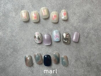 マール エムシス(marl Msis)の写真/[お爪に優しいパラジェル/フィルイン取扱店] 【ワンカラー¥5500】お爪のお悩みをカウンセリング☆