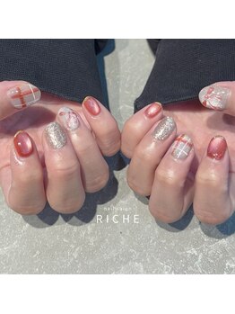 リッシュ(RICHE)/リボン×チェック