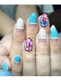 ★ストレートフレンチネイル★