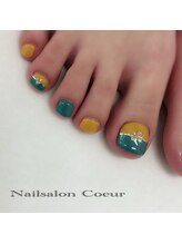 ネイルサロン クール(Nailsalon Coeur)/ブロッキング フットネイル
