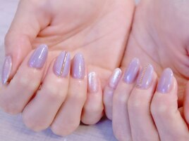 ＊パープル＊華奢ネイル＊