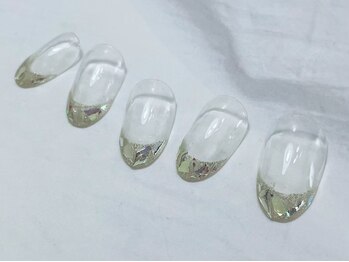 クルタネイル(KULTA NAIL)/ガラスフレンチ(クリアベース)