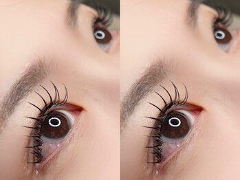 アイリス(eyeris)の写真/【フラットラッシュ140本¥5800→¥5000】すっぴんでも自然に盛れる目元へ＊リペアメニュー充実◎