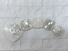 オーロラネイル　キラキラ