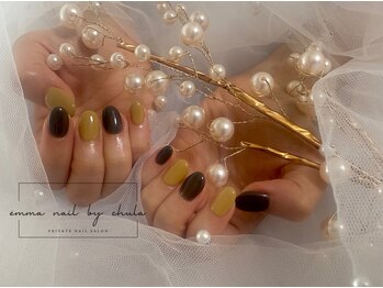 エマネイル バイ チュラ(emma nail_by chula)/秋ネイル/秋カラー/ワンカラー