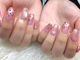 ピンクマグ/レオパードネイル