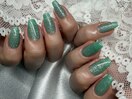ワンカラーネイル/水光ネイル