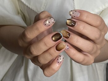 アールネイル(r.nail)の写真/オフィスにも馴染むニュアンスアートをご用意しております◯