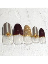 ネイルサロン 爪/秋冬ネイル