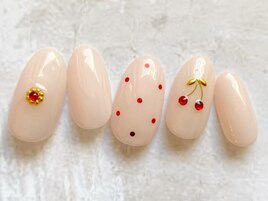 さくらんぼネイル新規¥6,160