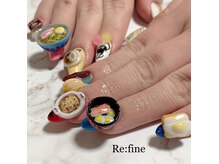 リファイン(Re:fine)/スカルプ10本アート付け放題