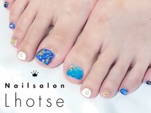 ローツェ(Lhotse)/夜空×貝殻ネイル