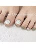 【フット】ホロ埋め尽くし×ワンカラー【7/1以降は6000円】