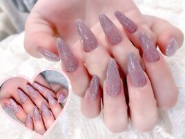 #フラッシュネイル#ギラギララメ