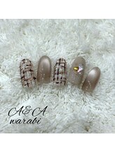 エーアンドエー 蕨店(A&A)/ツイード×水光マグネット