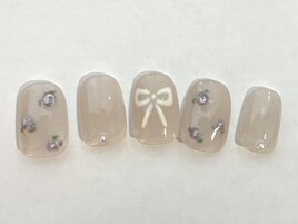 小花柄パープル　9980円