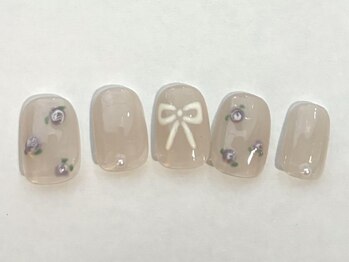 小花柄パープル10480円