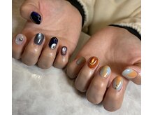 ニコ(nico)/ちぐはぐニュアンスネイル♪