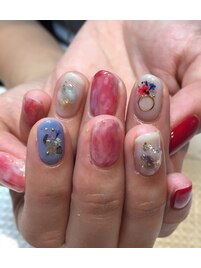 ～ニュアンスフラワーネイル～