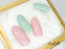 アンベリール 横浜店(Embellir)/(478)春色タイダイ柄ネイル