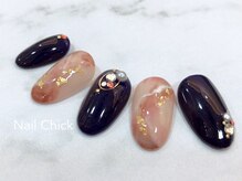 ネイルチックコウベ 銀天街店(Nail Chick kobe)/タイダイ柄ネイル