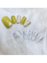 6月フットネイル￥6600