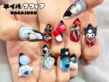 ネイルマフィア 原宿(NAIL MAFIA)/痛ネイル/キャラネイル