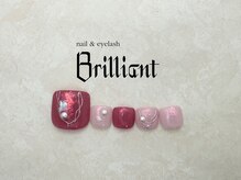 ネイルアンドまつげエクステのお店 ブリリアント 草加(Brilliant)/Foot 　定額11000円コース