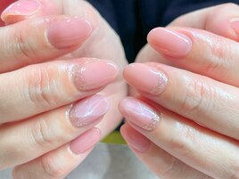 大理石風／ミラーネイル